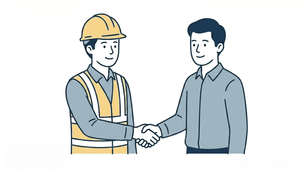 The UBIX-SOFTWARE team supports its clients during the rollout of the site tracking software