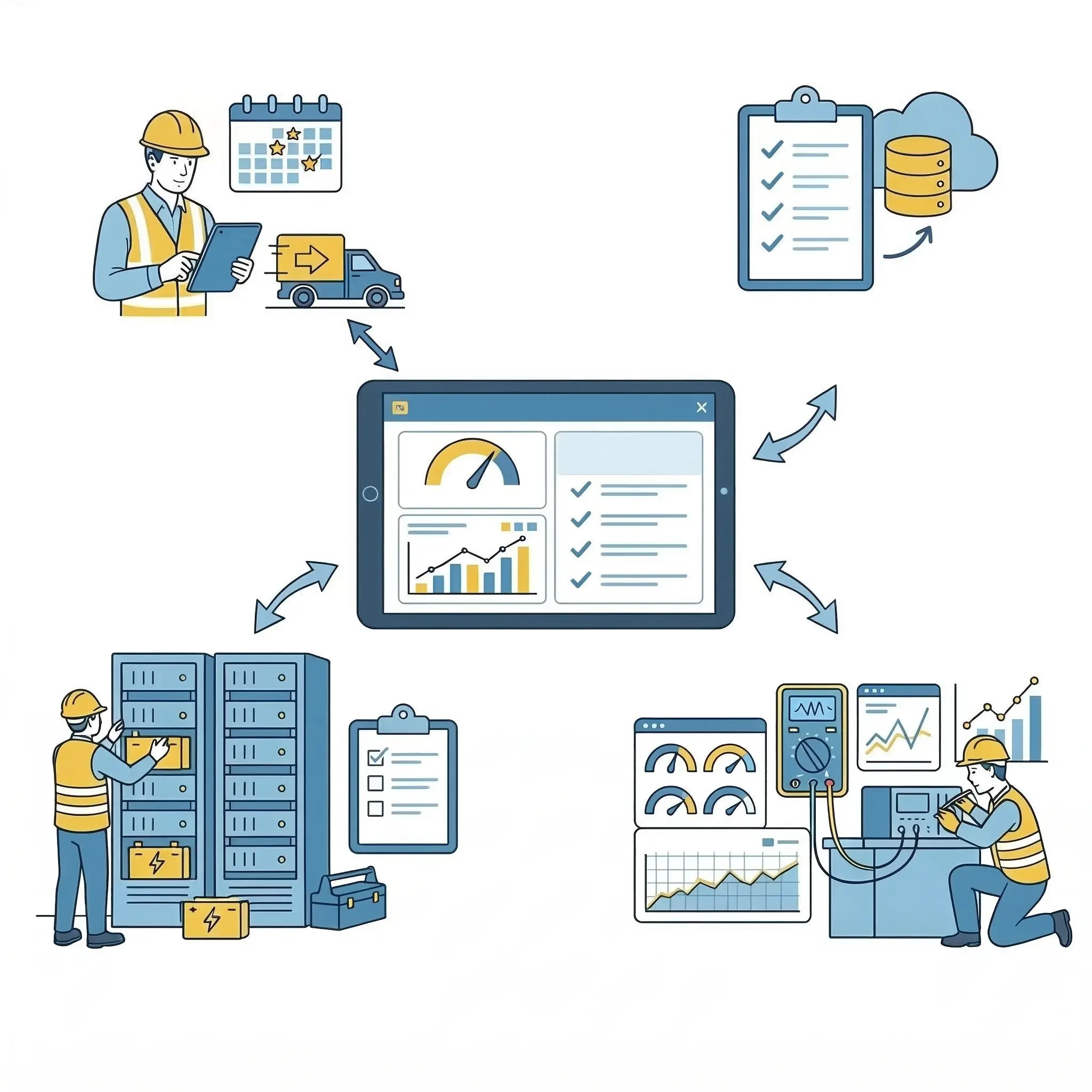 Energy storage tracking software